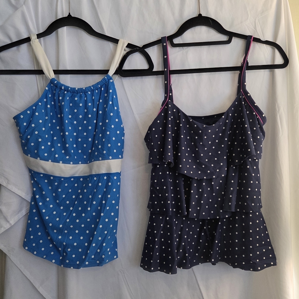 Bundle Of Two Beach House Size.10 Bathing Suit Tops